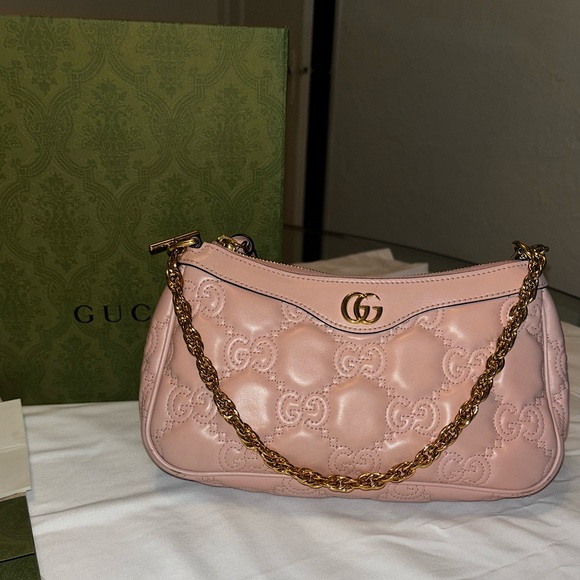 Gucci Handbags - Gucci GG Matelassé small shoulder bag